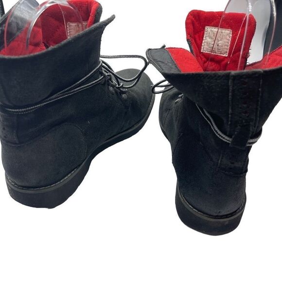 The North Face Women's Combat Winter Boots Lace Up Suede Black Size 6.5 - Picture 6 of 16